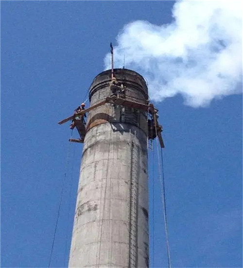 铜川烟囱维修公司 安全与环保 让污染远离我们